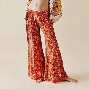 Free People Bali Sultry Flare Pants sz S